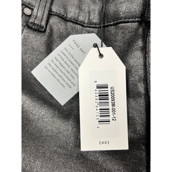 Universal Standard black jeans with sparkle size 12 NWT - Picture 4 of 8